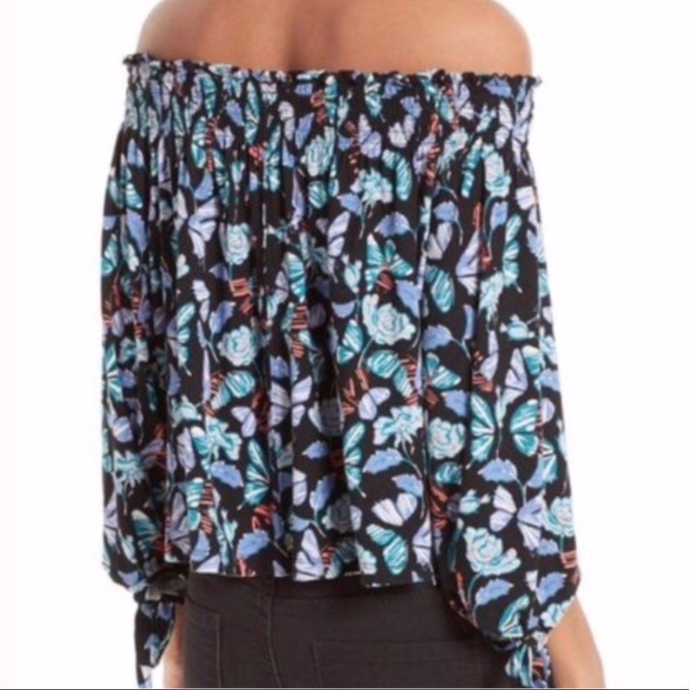 Free People off the shoulder blouse. - Picture 2 of 5